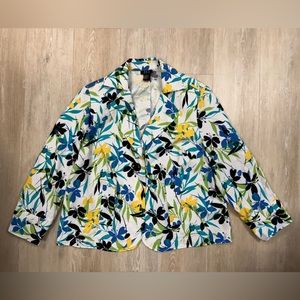 R.Q.T Women Long Sleeve Blazer Jacket Size 1X